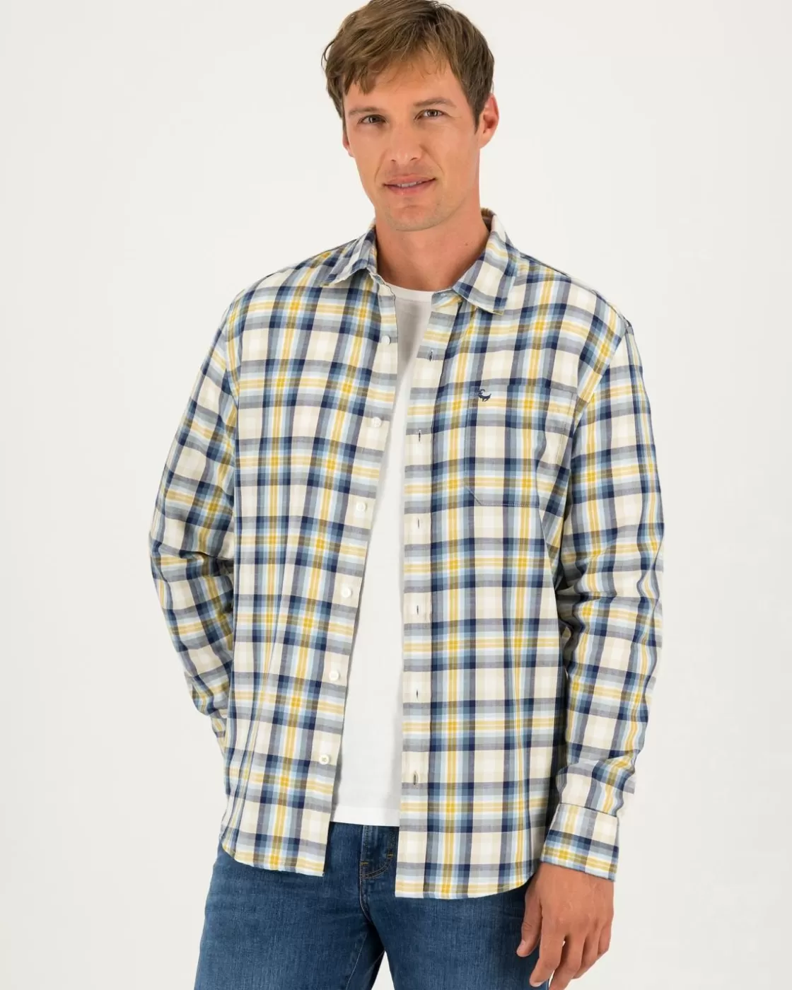 Outlet Men'S Andrew Regular Fit Check Shirt Men Shirts