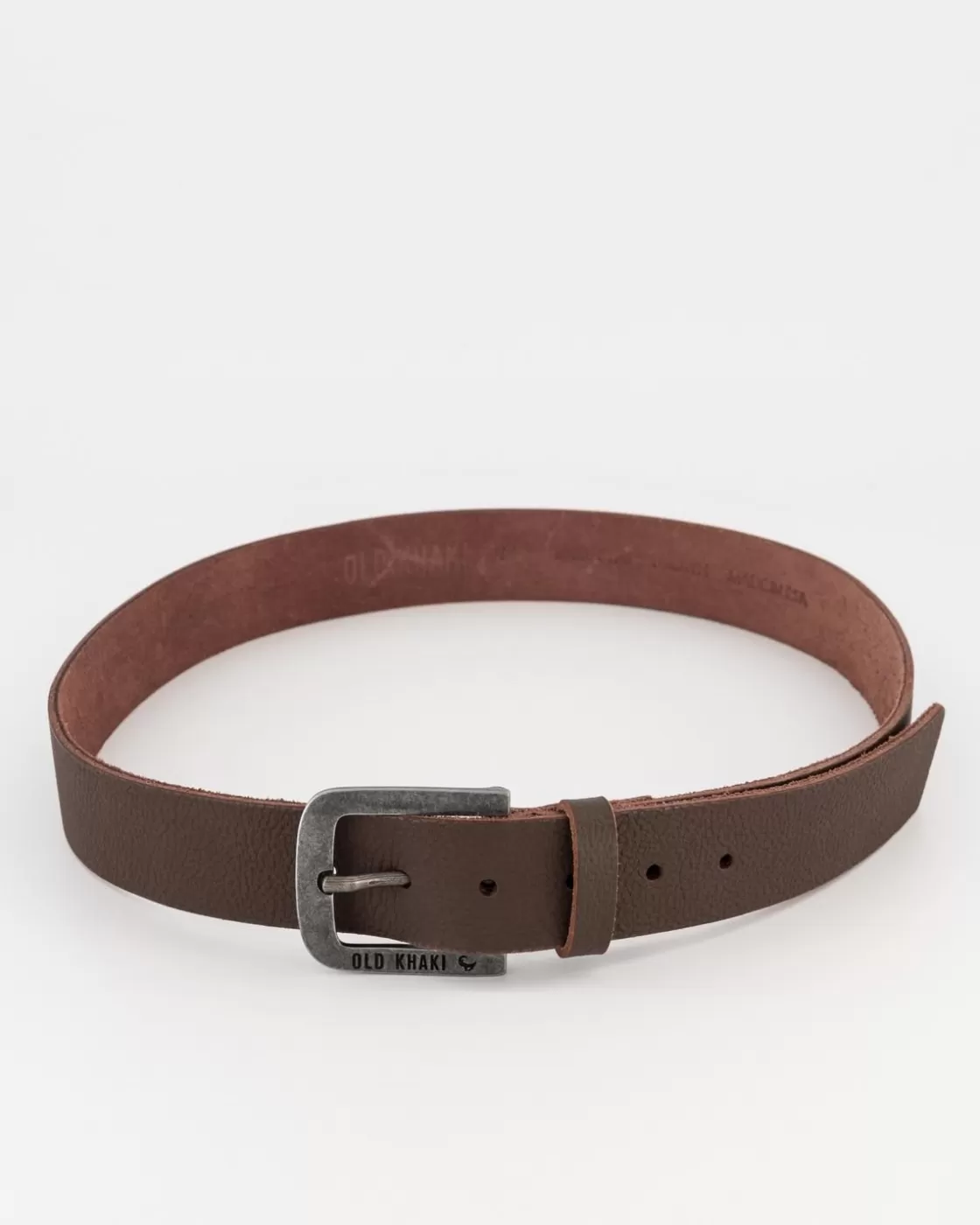 Shop Men'S Bennett Branded Leather Belt Men Belts