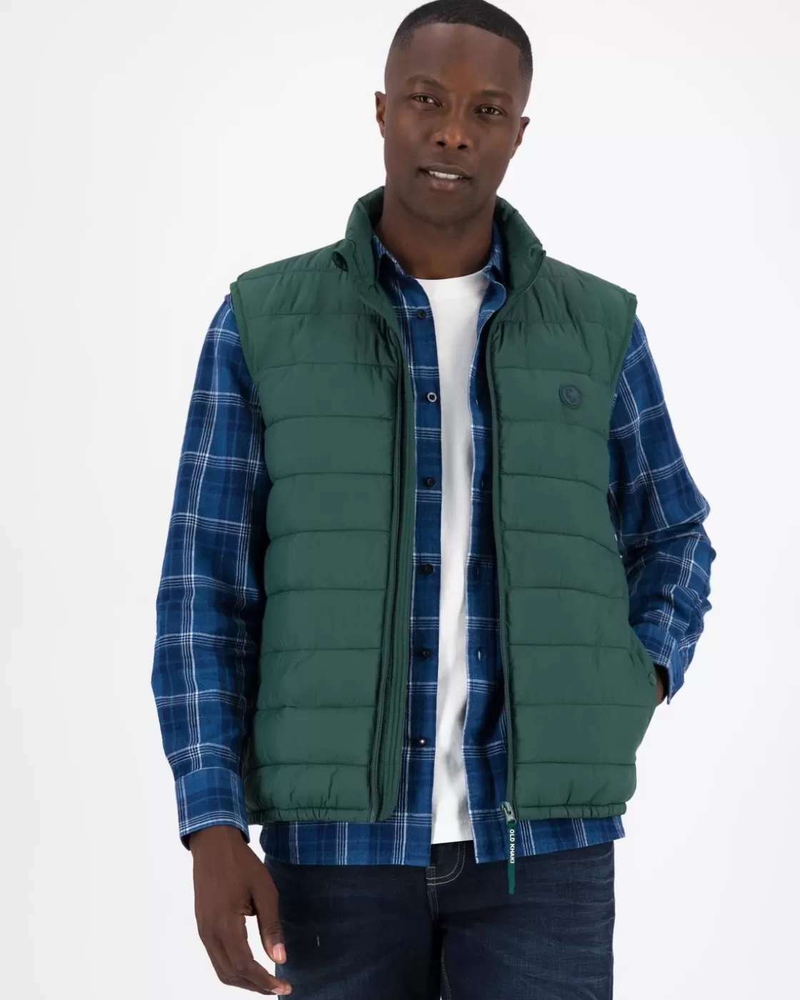 Shop Men'S Caleb Rib Stop Quilted Gilet Men Jackets