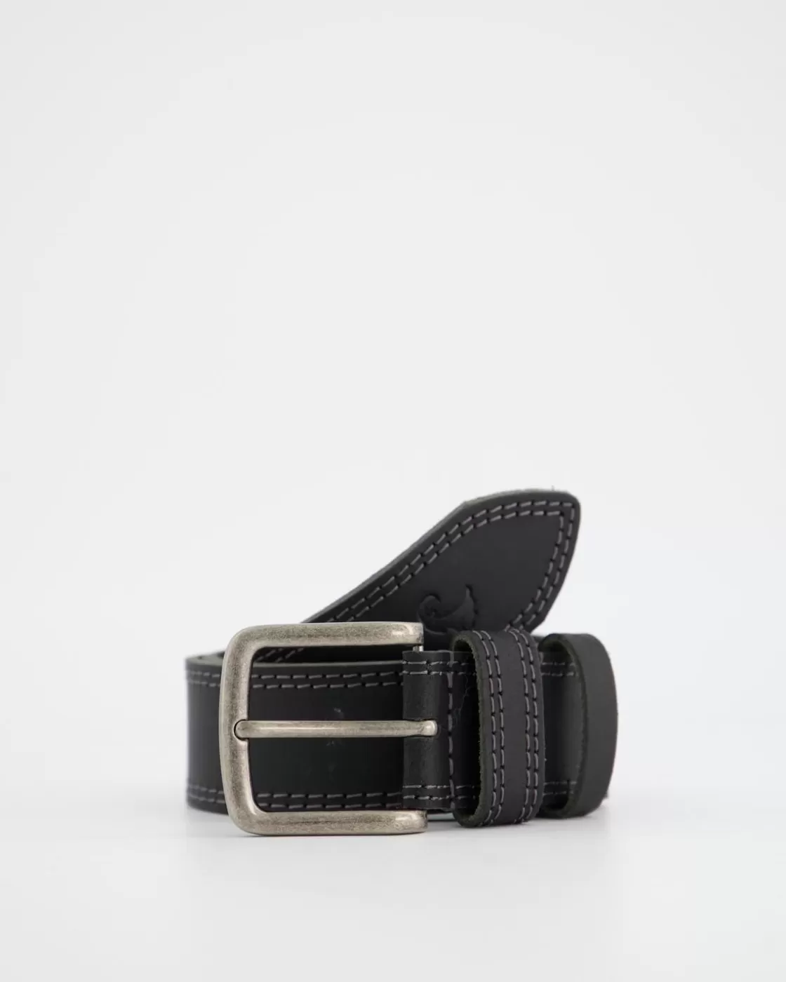 Discount Men'S Daniel Double Stitch Leather Belt Men Belts