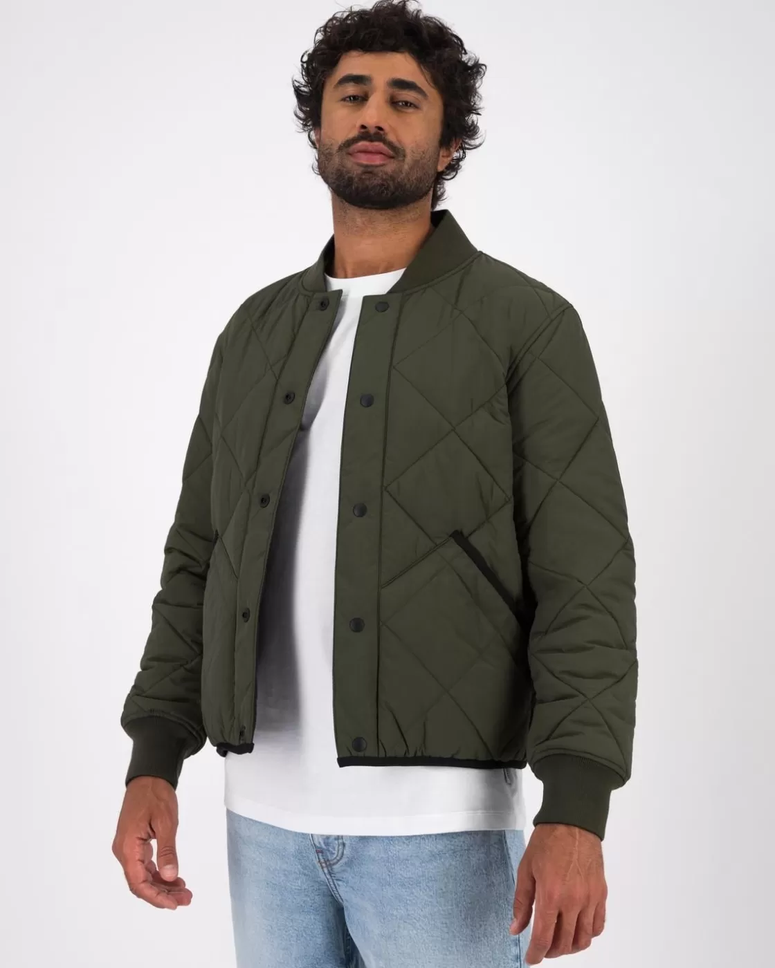 Best Sale Men'S Griffin Reversible Bomber Jacket Men Jackets