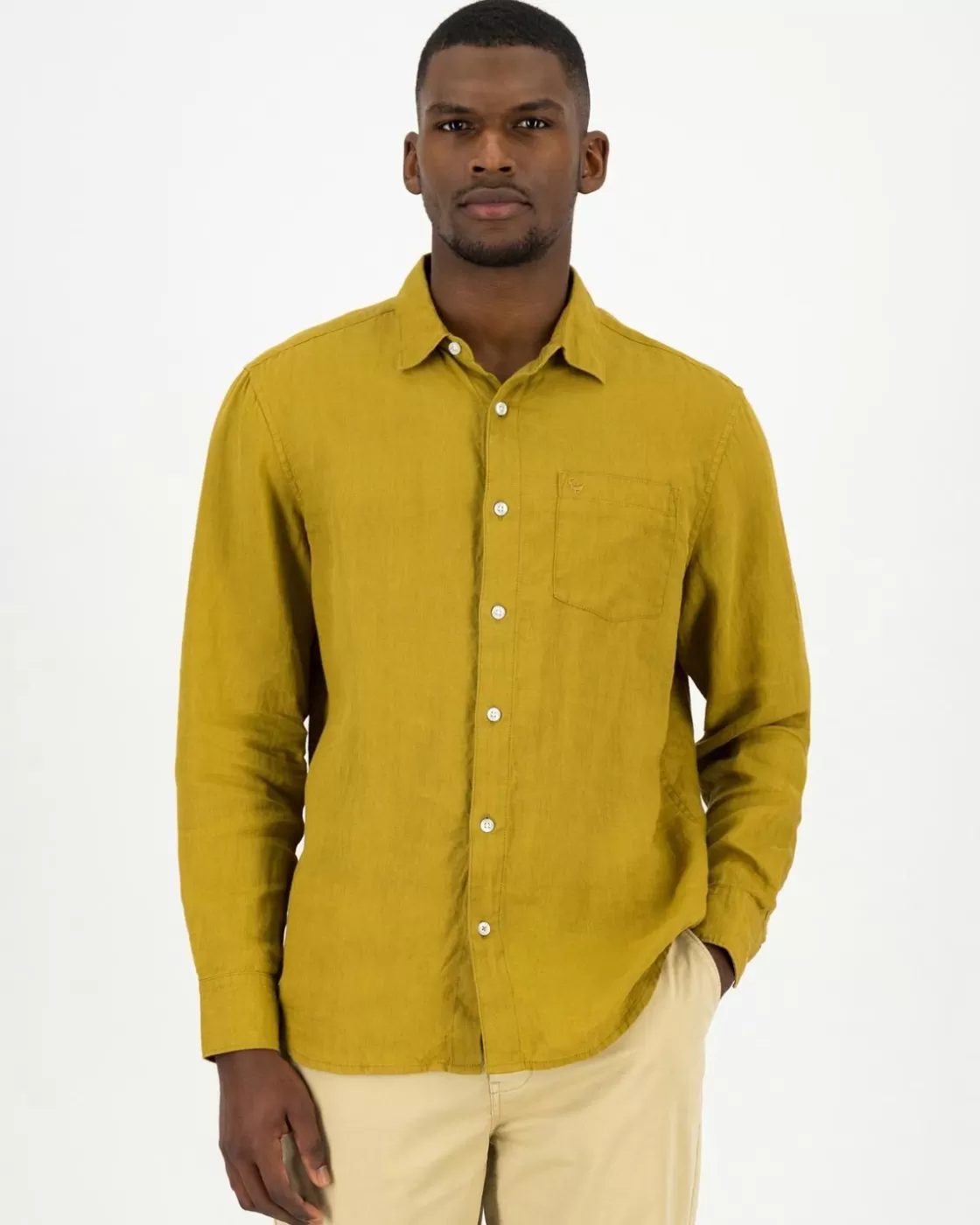 Hot Men'S Jesse Regular Fit Linen Shirt Men Shirts