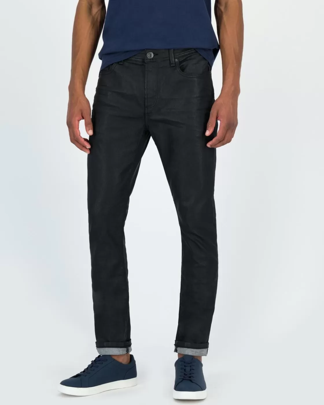 Online Men'S Joel Coated Black Denim Men Denim