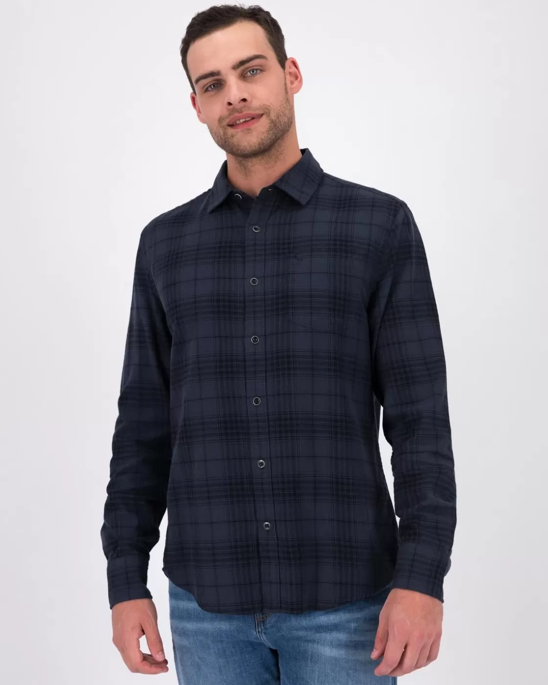 Best Men'S Loyiso Warm Handle Check Shirt Men Shirts