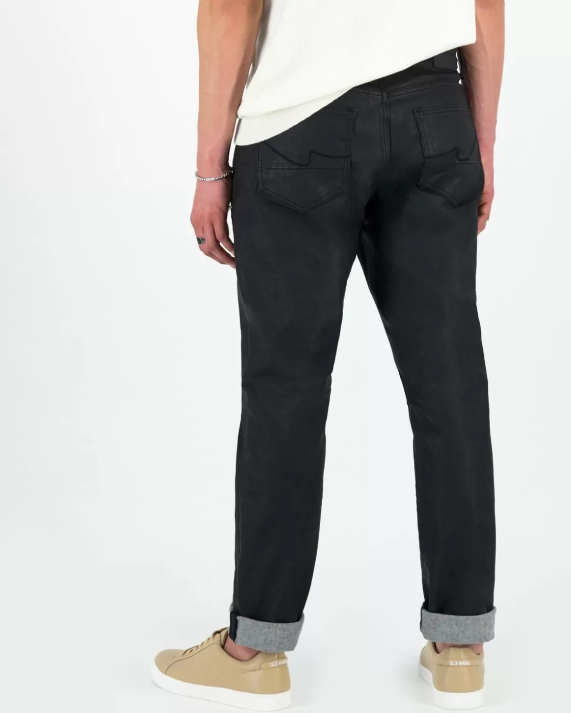 Outlet Men'S Mayson Coated Slim Denim Men Denim