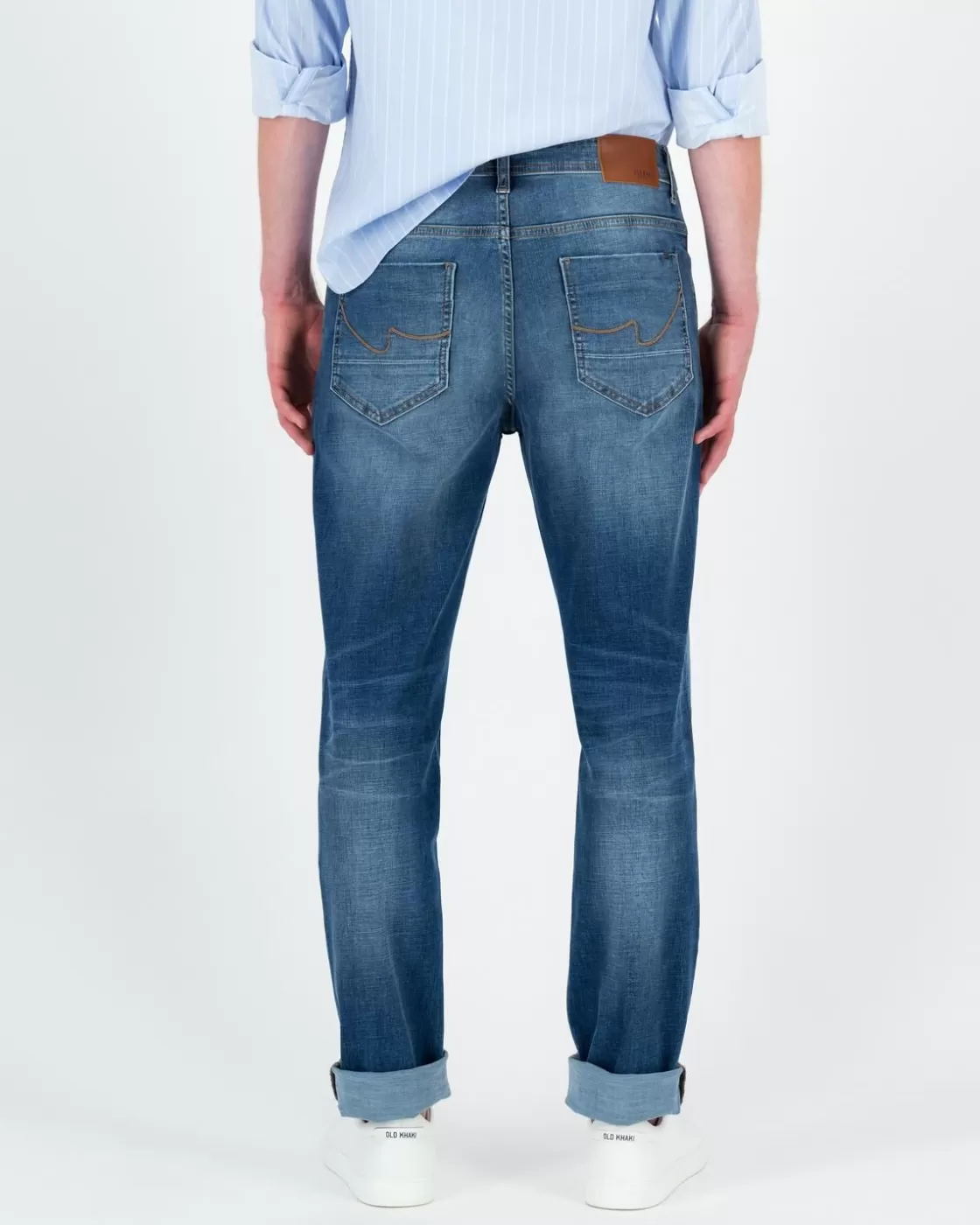 Clearance Men'S Mayson Slim Mid Wash Denim Men Denim