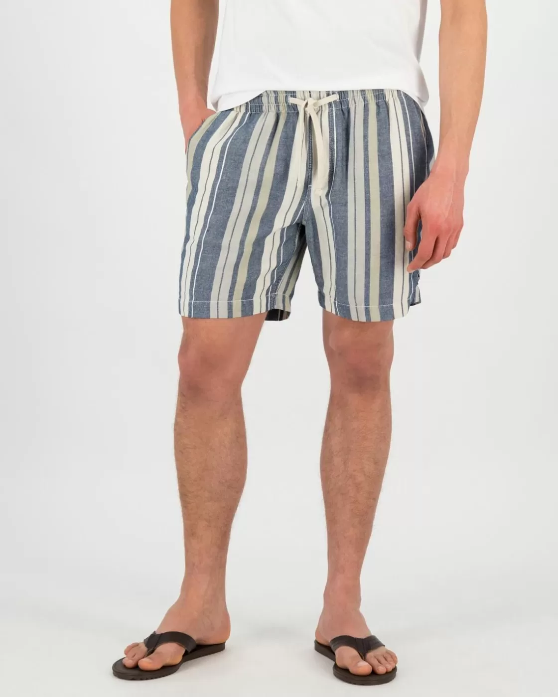 Cheap Men'S Mike Pull-On Stripe Shorts Men Shorts