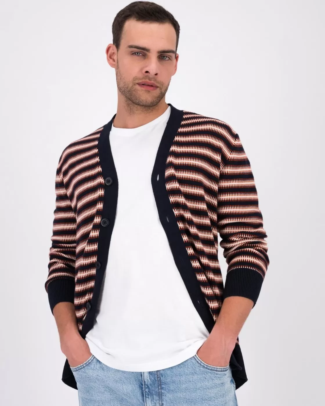 New Men'S Nathan Knit Cardigan Men Knitwear