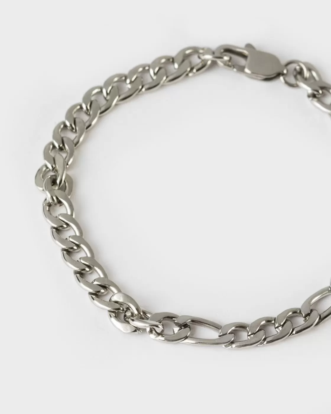 Discount Men'S Stainless Steel Flat Chain Bracelet Men Jewellery