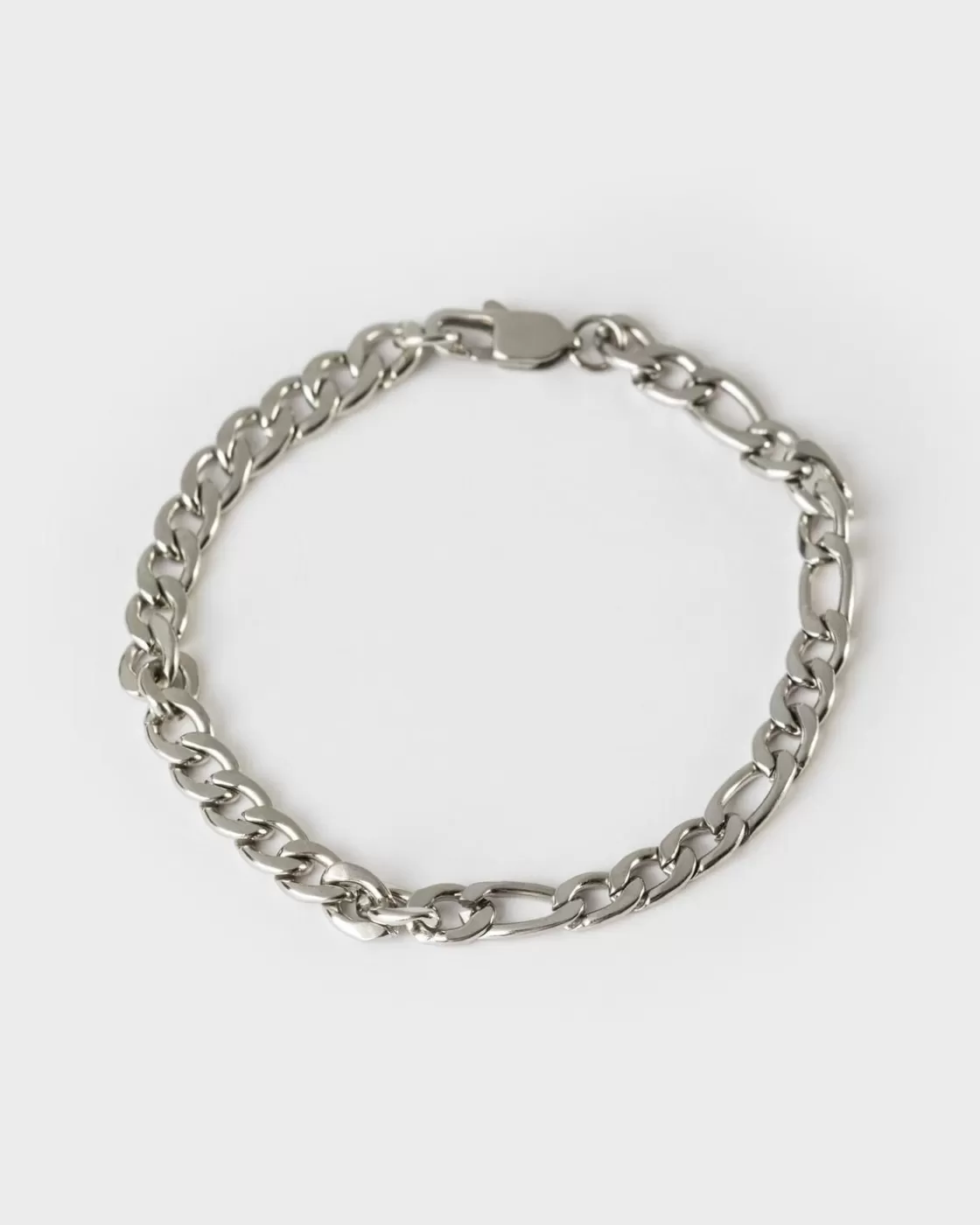 Discount Men'S Stainless Steel Flat Chain Bracelet Men Jewellery