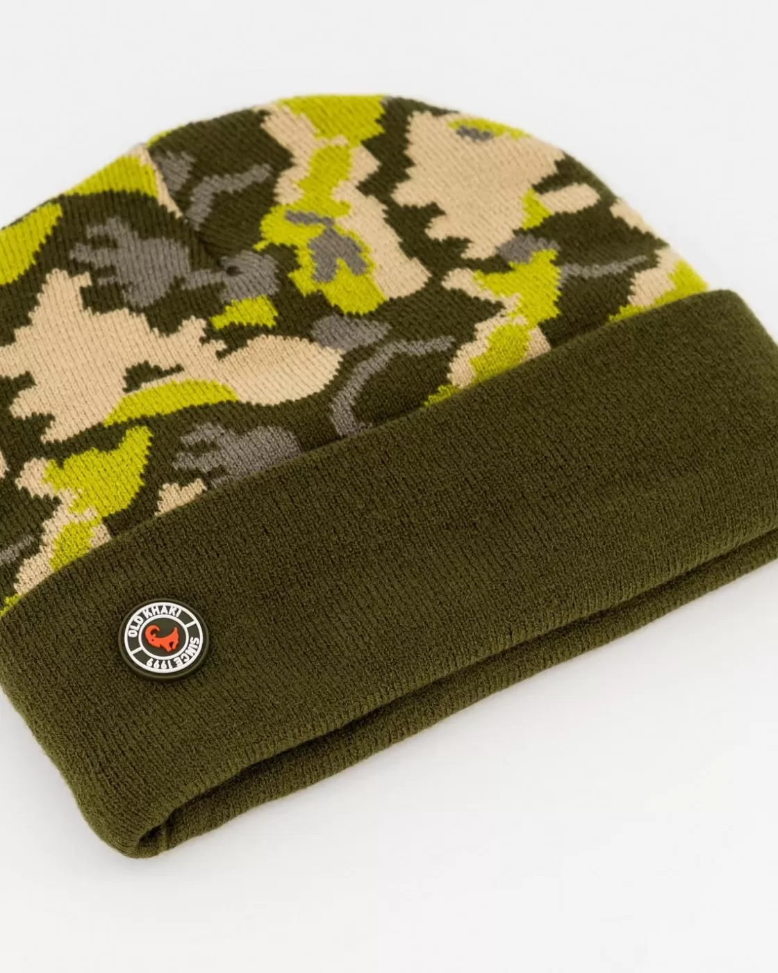 Discount Men'S Thando Camo Intarsia Knit Beanie Men Headwear