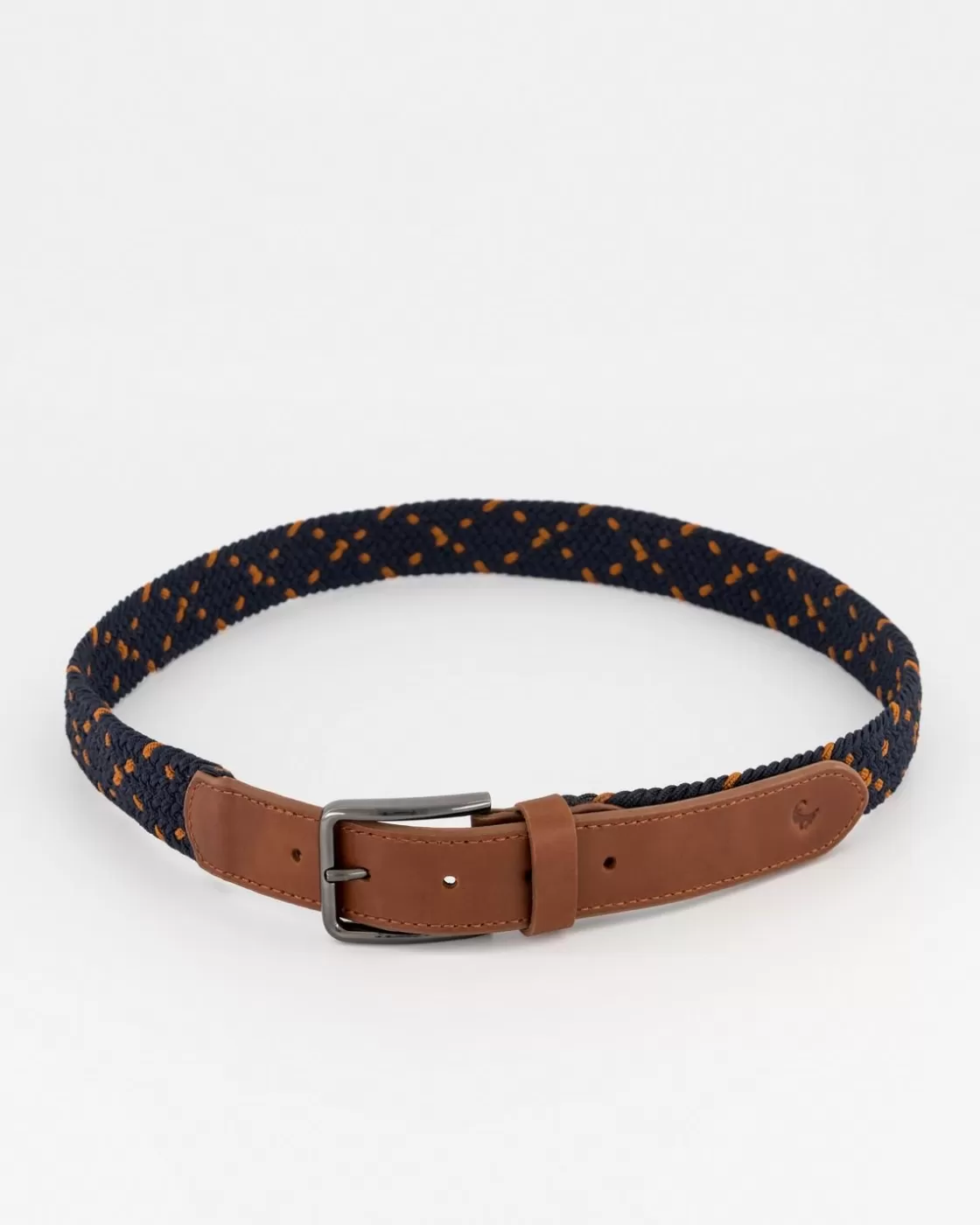 Discount Men'S Zane Canvas Rope & Leather Belt Men Belts