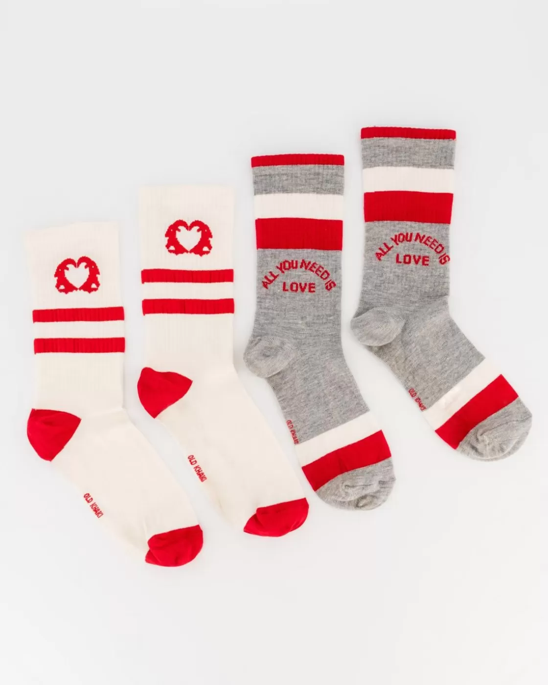 Sale Unisex Vivo Heart Groat Socks 2-Pack Women Socks