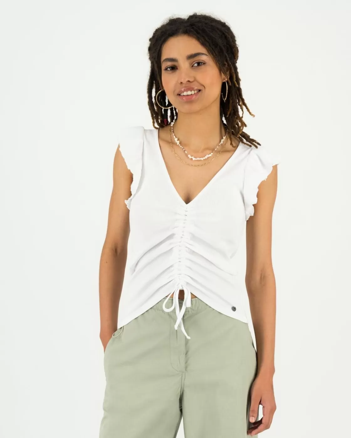 Online Women'S Ariana Ruched Knit Top Women Shirts & Blouses