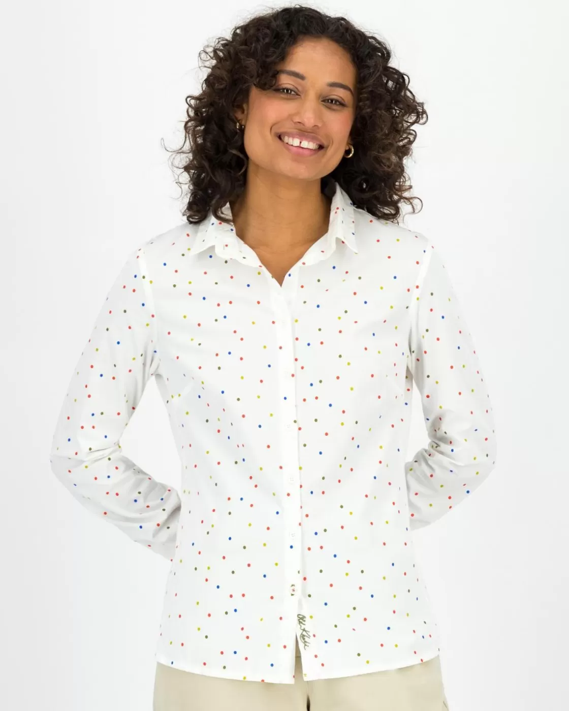 Clearance Women'S Jenny Printed Shirt Women Shirts & Blouses