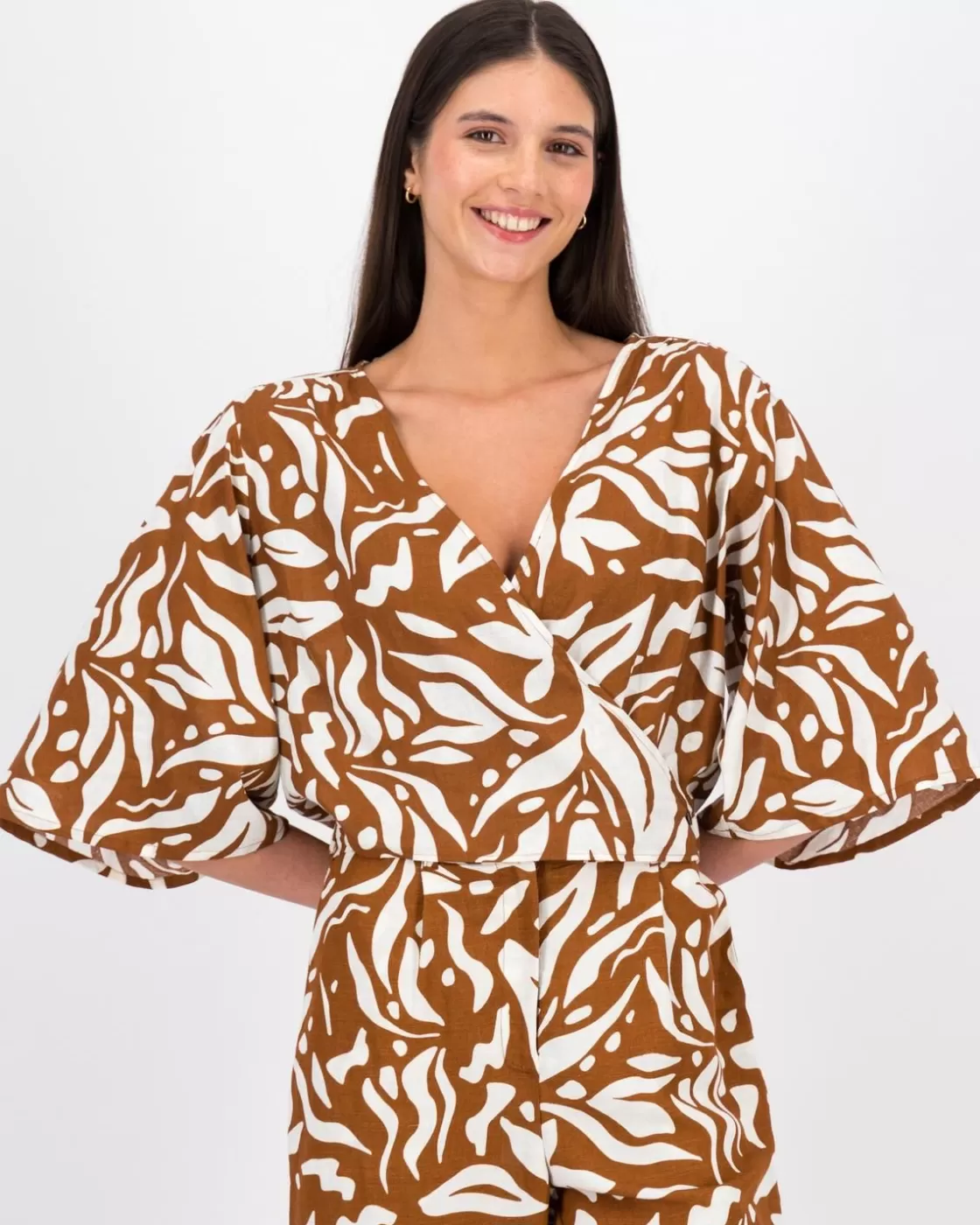 Sale Women'S Juliette Abstract Print Blouse Women Shirts & Blouses