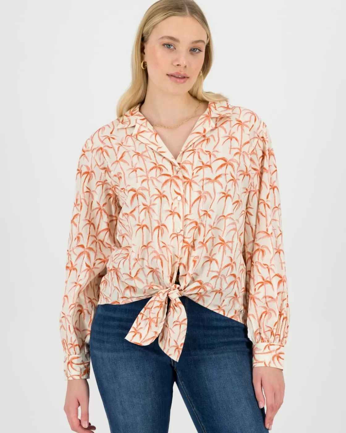 Store Women'S Kaz Wrap Shirt Women Shirts & Blouses