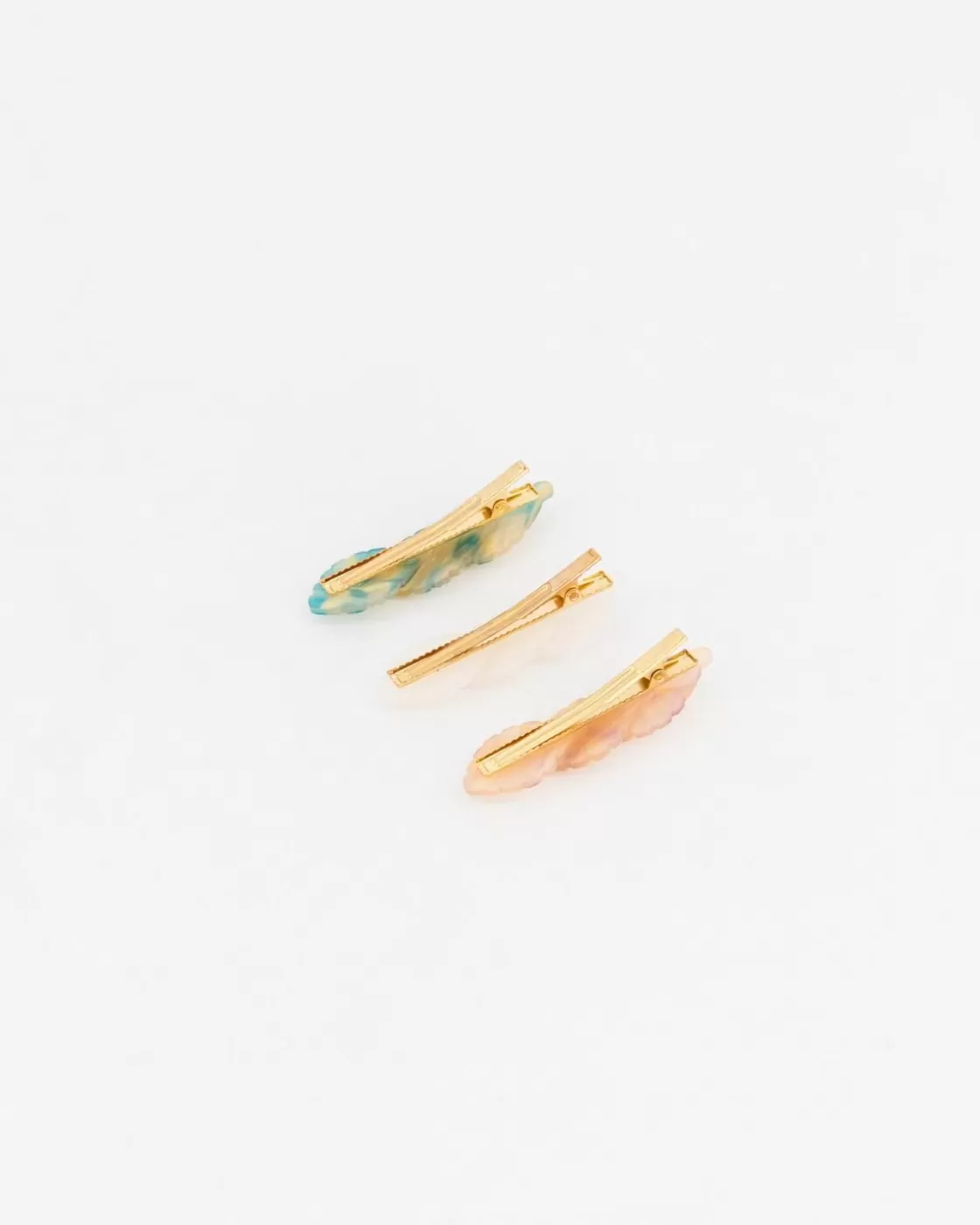 Best Sale Women'S Leaf Mother Of Pearl Clips (3-Pack) Women Hair Accessories