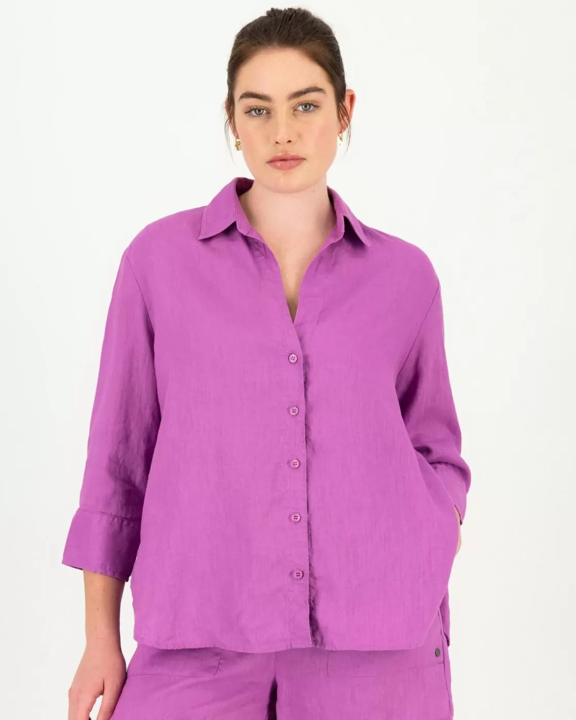 Outlet Women'S Maya Linen Shirt Women Shirts & Blouses