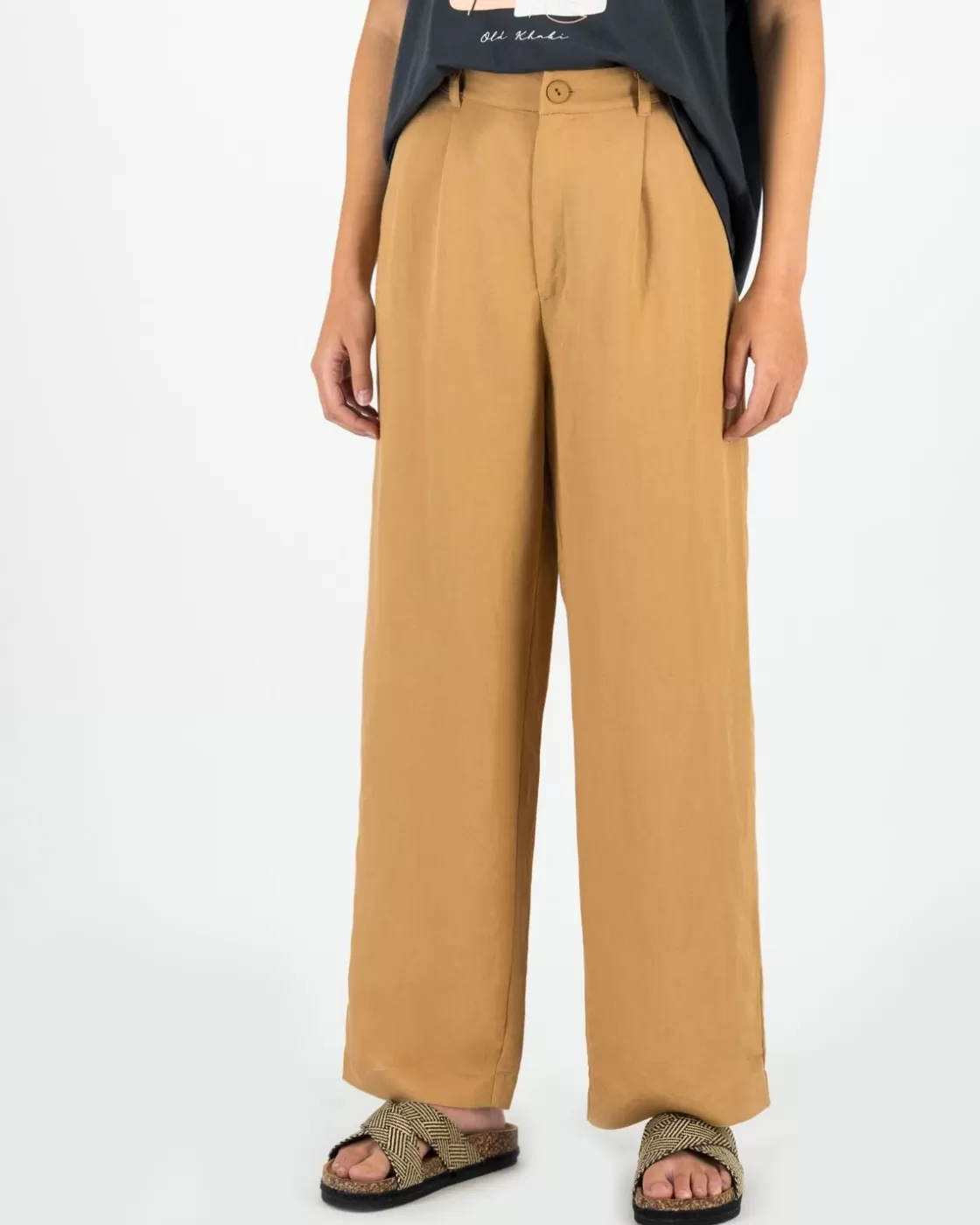 Clearance Women'S Priya Pleated Linen Pants Women Pants