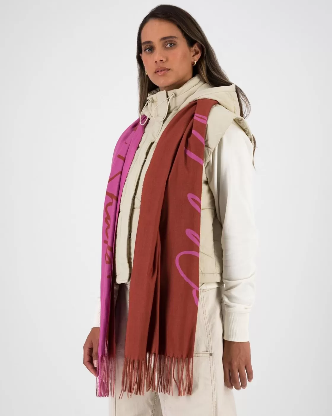 Best Women'S Shiloh Branded Logo Scarf Women Scarves & Kimonos