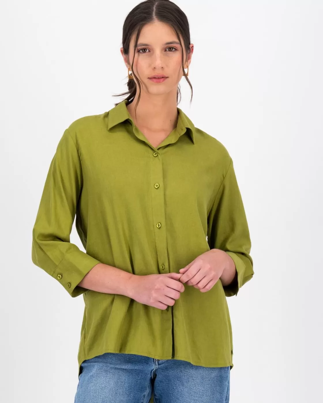 Fashion Women'S Terry Relaxed Fit Shirt- Women Shirts & Blouses