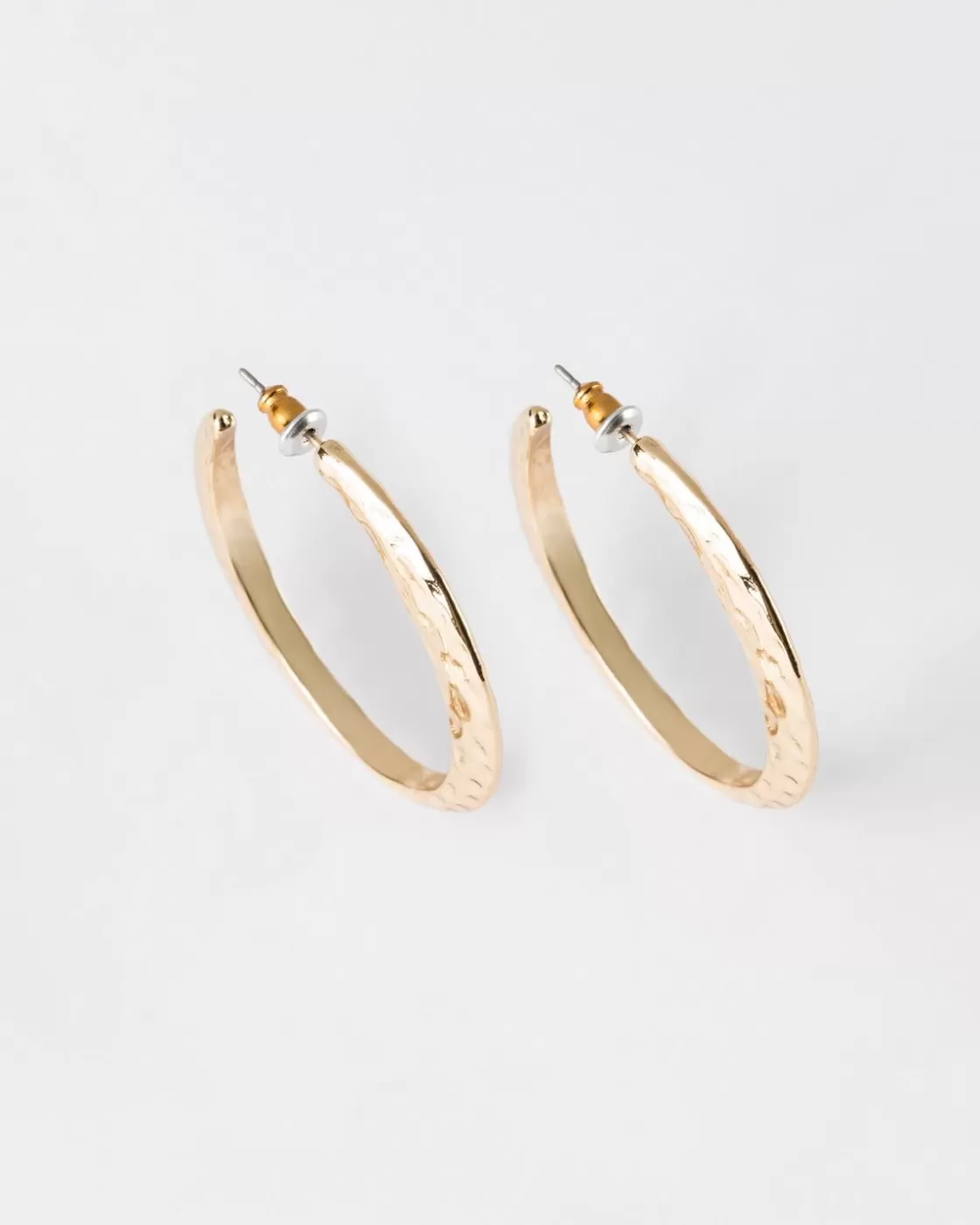 Hot Women'S Textured Hoop Earrings Women Jewellery