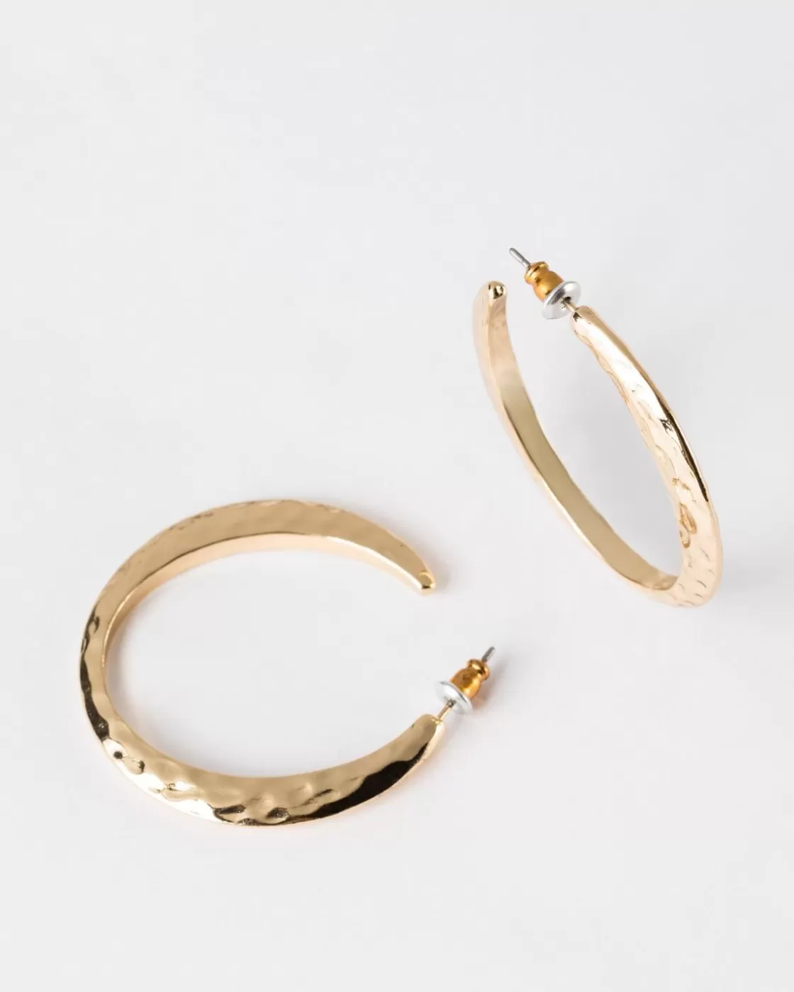 Hot Women'S Textured Hoop Earrings Women Jewellery