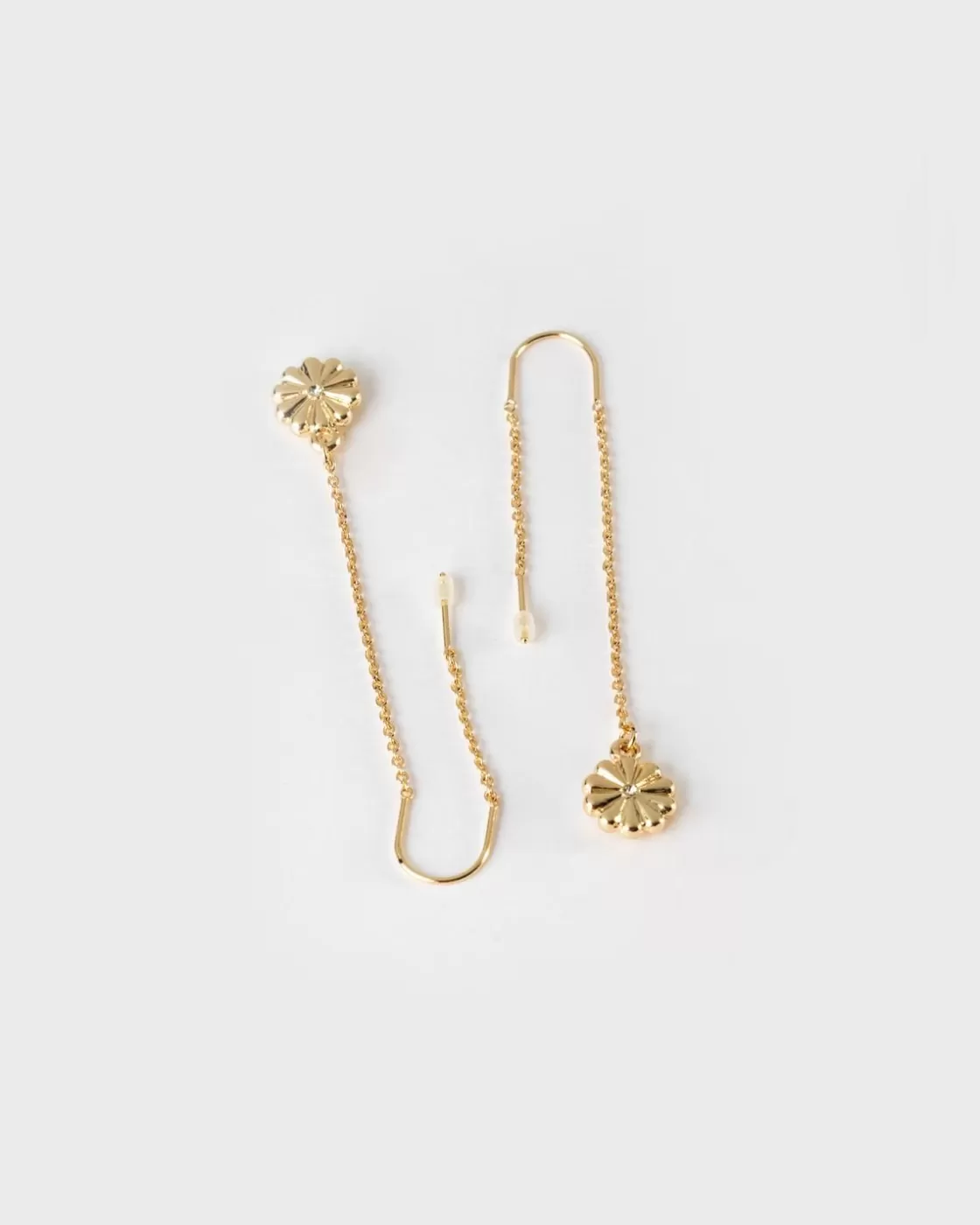 Best Sale Women'S Thread-Through Flower Charm Earrings Women Jewellery