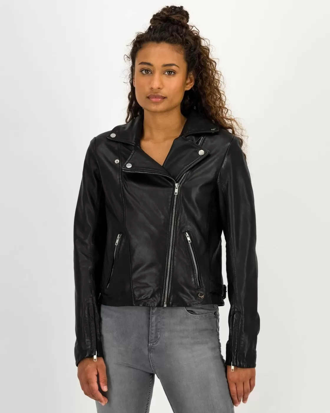 Flash Sale Women'S Tyra Leather Biker Jacket Women Jackets