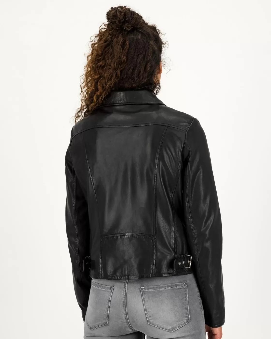 Flash Sale Women'S Tyra Leather Biker Jacket Women Jackets